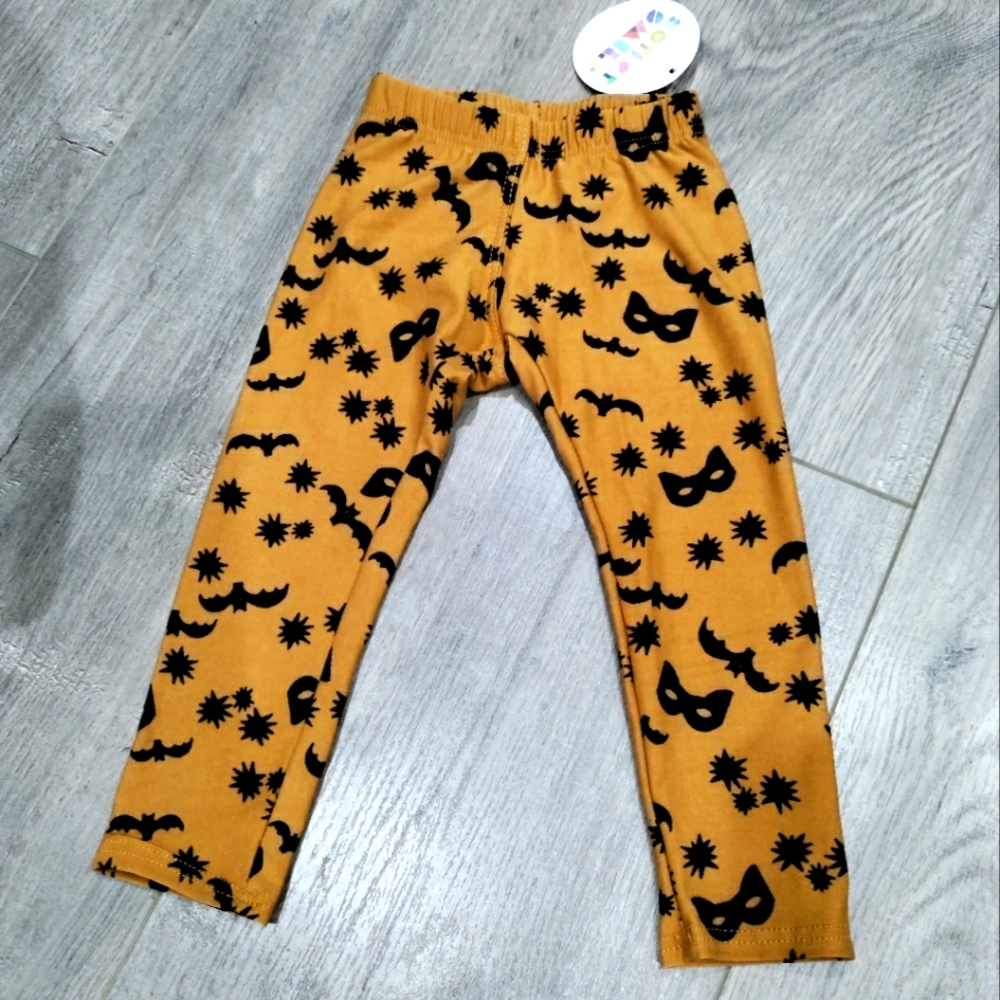 NWT DotDotSmile infant bat leggings unisex size 6-12 months